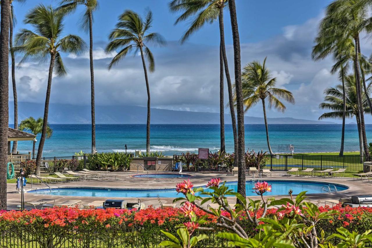 Lahaina Resort Retreat With Pool And Ocean Views! 卡哈纳 外观 照片